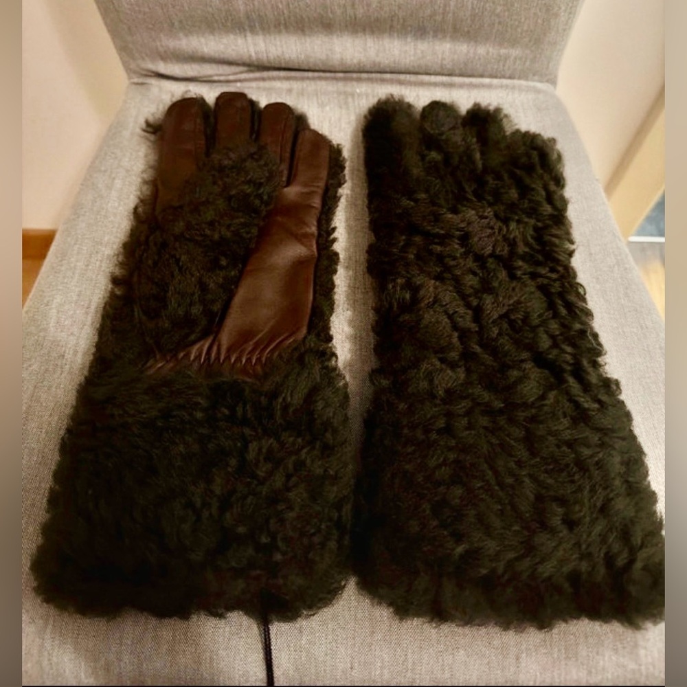 Bottega Veneta shearling Gloves